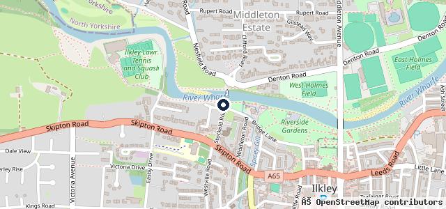 Map showing the location of Old Bridge Nursery