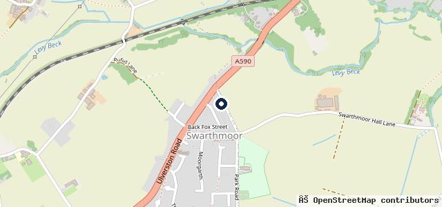 Map showing the location of Park Road Garage