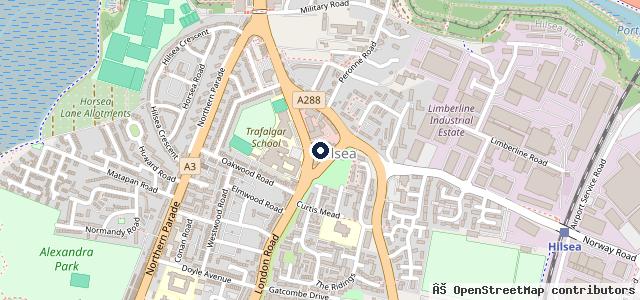 Map showing the location of Protyre Portsmouth