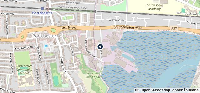 Map showing the location of PGS Garage Services