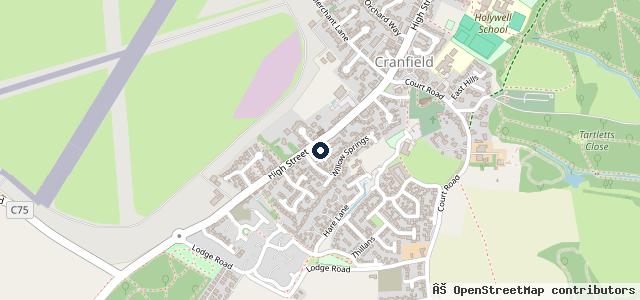 Map showing the location of RGR Garages
