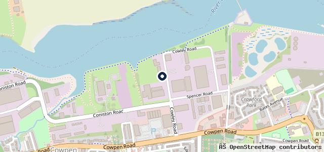 Map showing the location of Redburn MOT & Service Centre