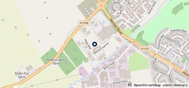 Map showing the location of Evans Halshaw Hyundai Grimsby
