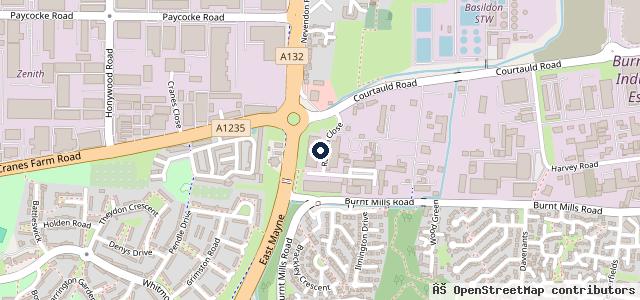 Map showing the location of Repton Mot & Service Centre Ltd