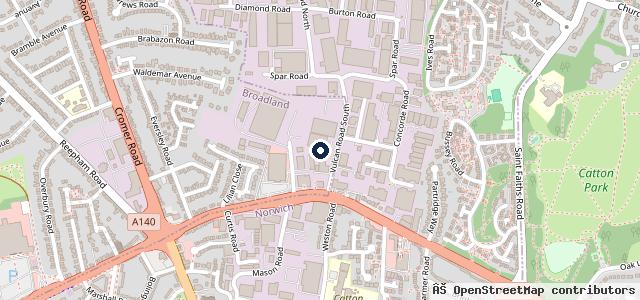 Map showing the location of Richard Nash Cars Limited