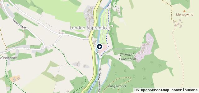 Map showing the location of River Valley Garage