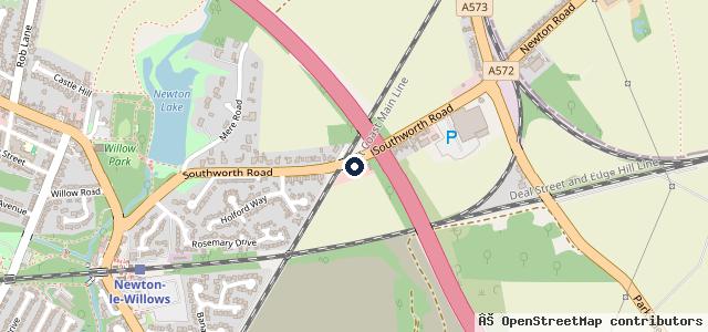 Map showing the location of RMC Service Station
