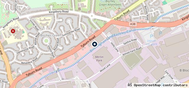Map showing the location of Stellantis &You Peugeot Birmingham North