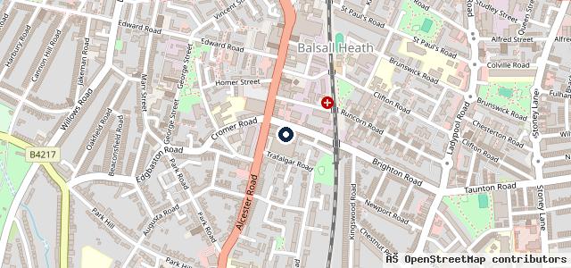 Map showing the location of Birmingham Auto Centre Ltd