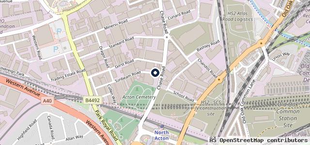 Map showing the location of Bosch Car Service - Spiros Motor Technicians