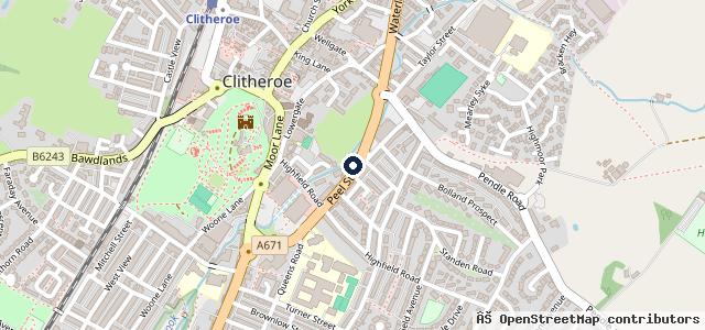 Map showing the location of James Alpe Ltd | Clitheroe