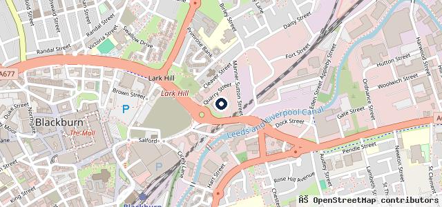 Map showing the location of Stoneacre Blackburn
