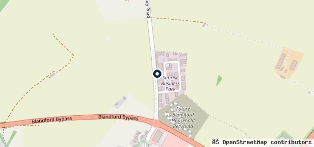 Map showing the location of Sunrise Motor Group