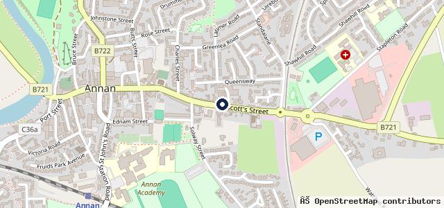 Map showing the location of Thames Petrol Station