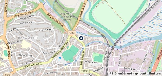 Map showing the location of Speedwell Kia