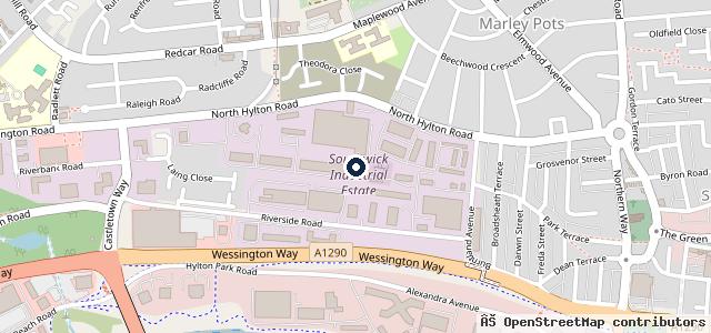 Map showing the location of The Garage & M O T 's