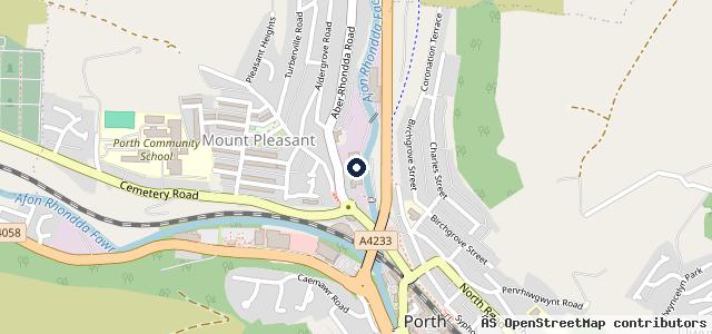 Map showing the location of Thomas Of Rhondda Ltd