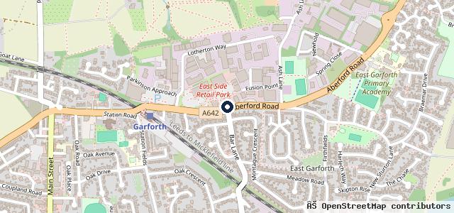Map showing the location of Toll Bar Garage Ltd