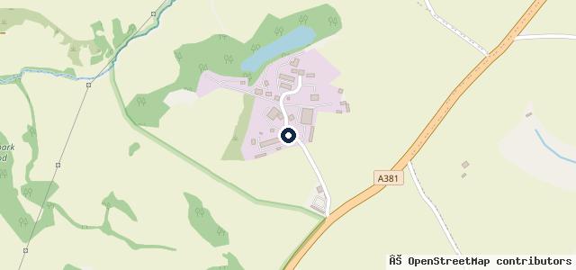 Map showing the location of Torr Garage
