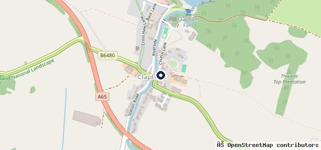 Map showing the location of Croft Cafe
