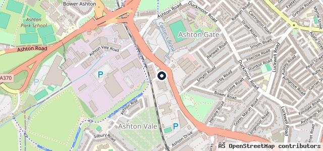 Map showing the location of TrustFord Bristol Ashton Transit Centre