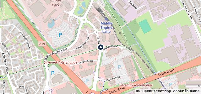 Map showing the location of Tyneside Audi