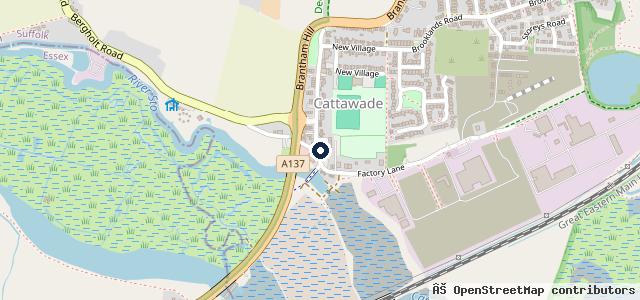 Map showing the location of Brantham Auto Centre Ltd