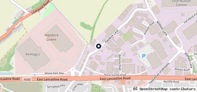 Map showing the location of Vans North West Ltd