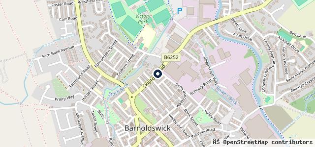 Map showing the location of Vicarage Motor Company