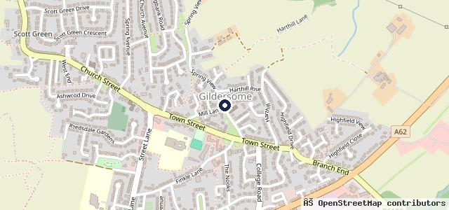 Map showing the location of MT Motors Gildersome Limited