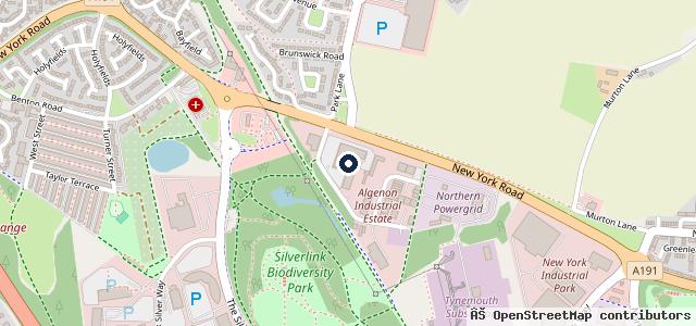 Map showing the location of Arnold Clark Accident Repair Centre Newcastle (Shiremoor)