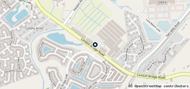 Map showing the location of Davis Car Care Center And Tire Center