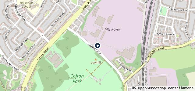 Map showing the location of MG Motor UK Ltd
