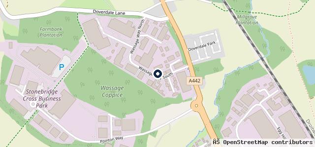 Map showing the location of M & S Services LTD