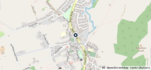 Map showing the location of Bradwell Car Clinic