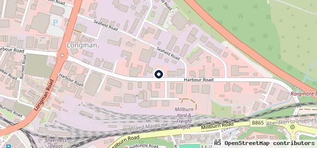 Map showing the location of Autovision Inverness Vauxhall & Leapmotor