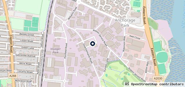 Map showing the location of Portsmouth MOT Centre Limited