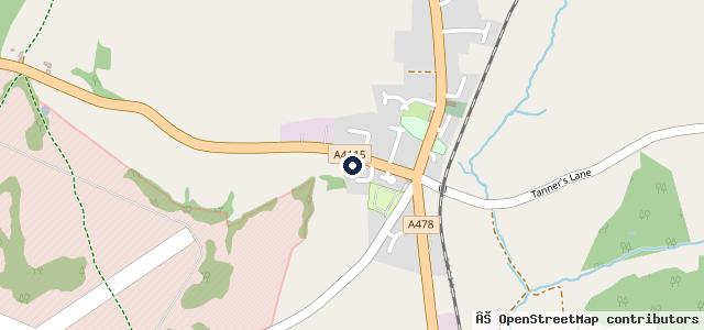 Map showing the location of Larkspur Garage