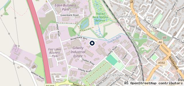 Map showing the location of M & M Motor Engineers