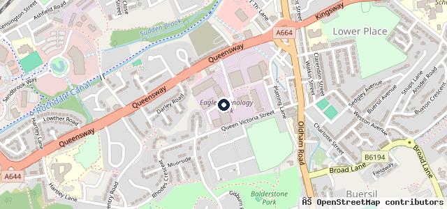 Map showing the location of Commercial Contract Engineers Ltd