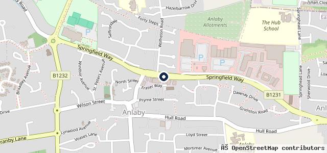 Map showing the location of A & A Motors Yorkshire Ltd