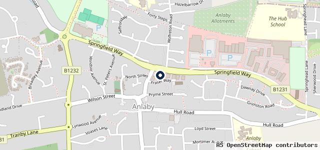 Map showing the location of A & A Motors Yorkshire Ltd
