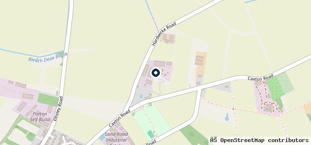 Map showing the location of Above All Autocentre