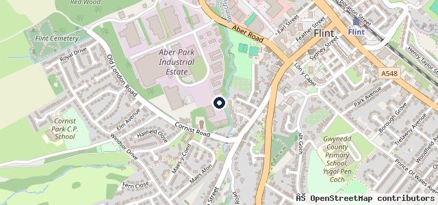 Map showing the location of Flintshire MOT centre LTD