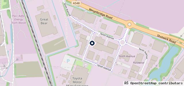 Map showing the location of Mavic Commercial Vehicle Solutions Ltd