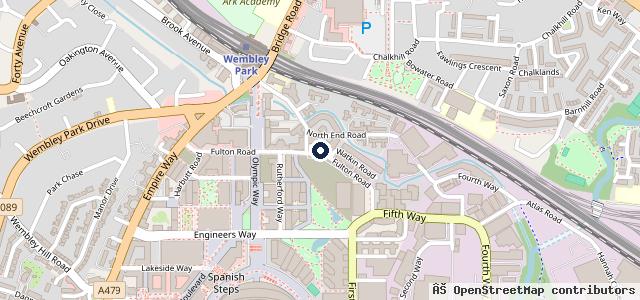 Map showing the location of Halfords Autocentres