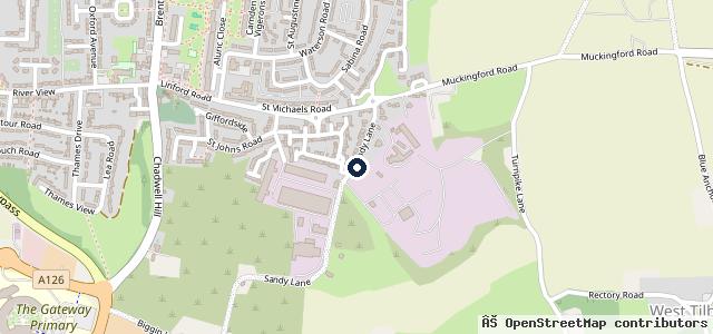 Map showing the location of Chadwell Panel Craft - MOT Testing Station