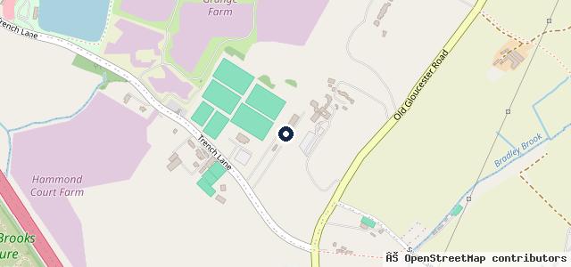 Map showing the location of Bell's Auto Body and Mechanical