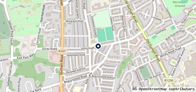Map showing the location of Avenue garage lowfell