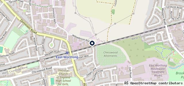 Map showing the location of Swift Motor Services